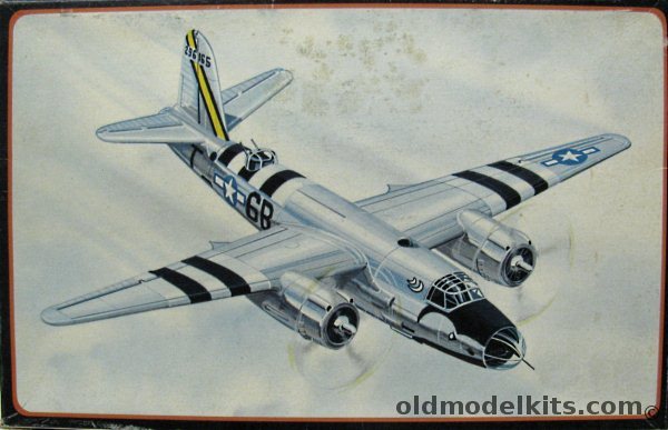 AMT-Frog 1/72 Martin Marauder II B-26C - USAF / France / South Africa, 3803-100 plastic model kit